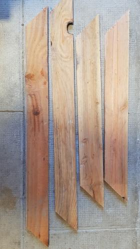 Récupération de planches de palette