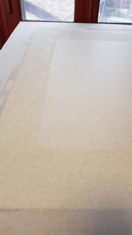 Le papier japon installé