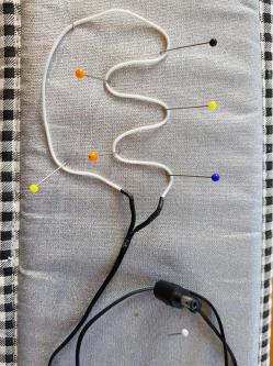 La résistance d'une chaussette chauffante