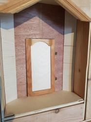 La plaque du fond, la mini porte et 2 plaques supplémentaires de biais