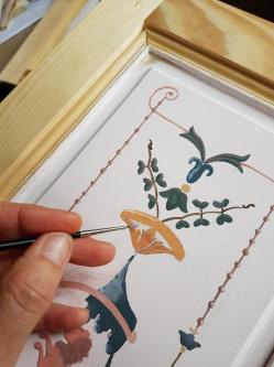 La peinture des dessins