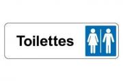 Panneau toilettes