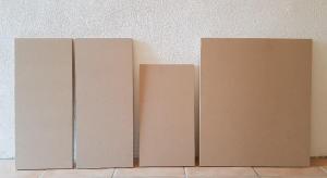 Fond, côtés et arrière en MDF de 1,8 mm